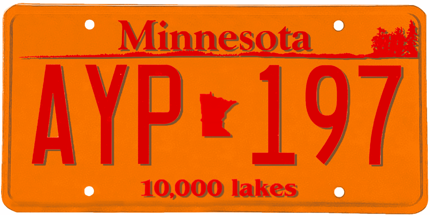 Minnesota License Plate Wrap Kit