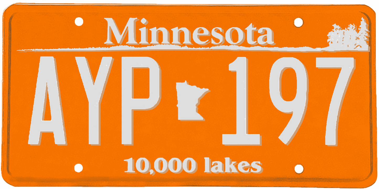 Minnesota License Plate Wrap Kit