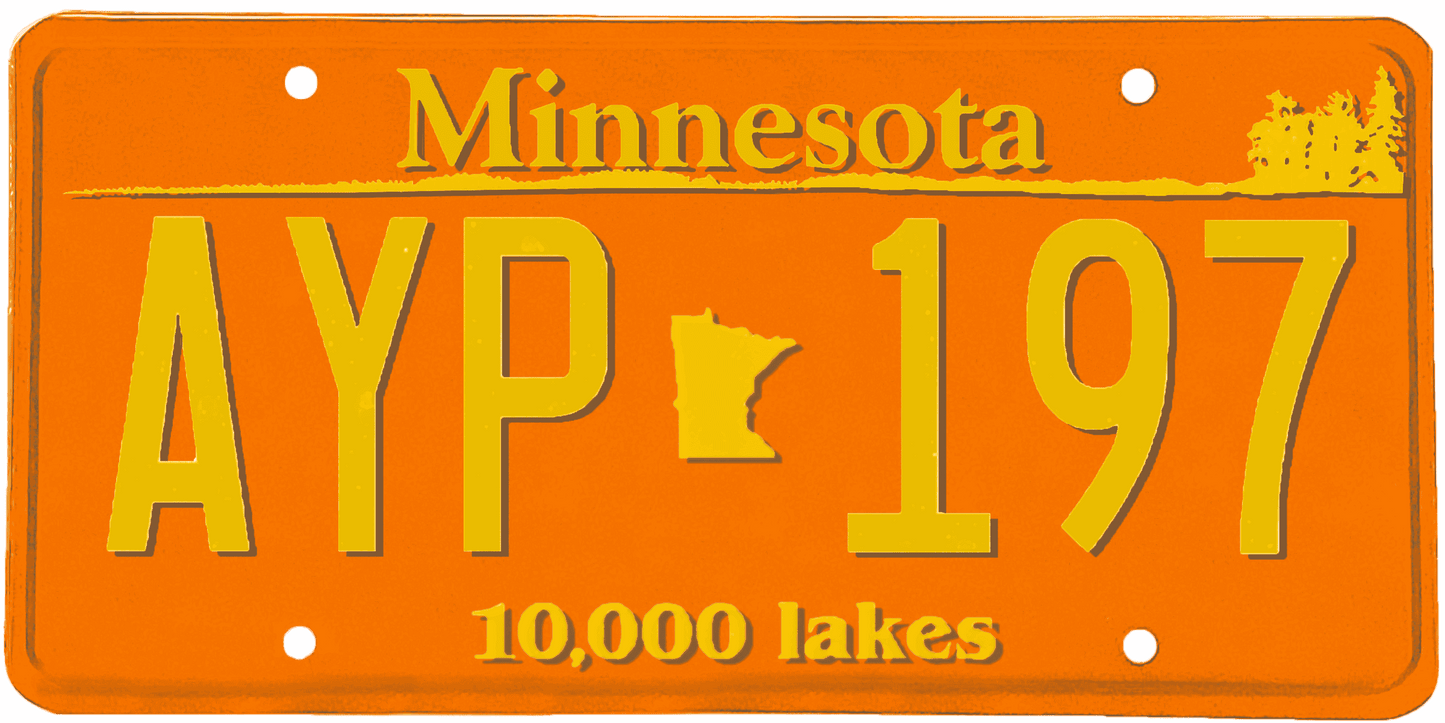 Minnesota License Plate Wrap Kit