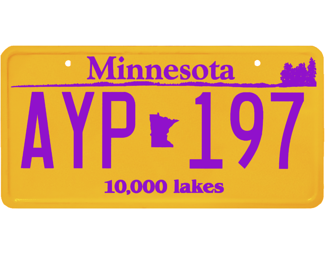 Minnesota License Plate Wrap Kit