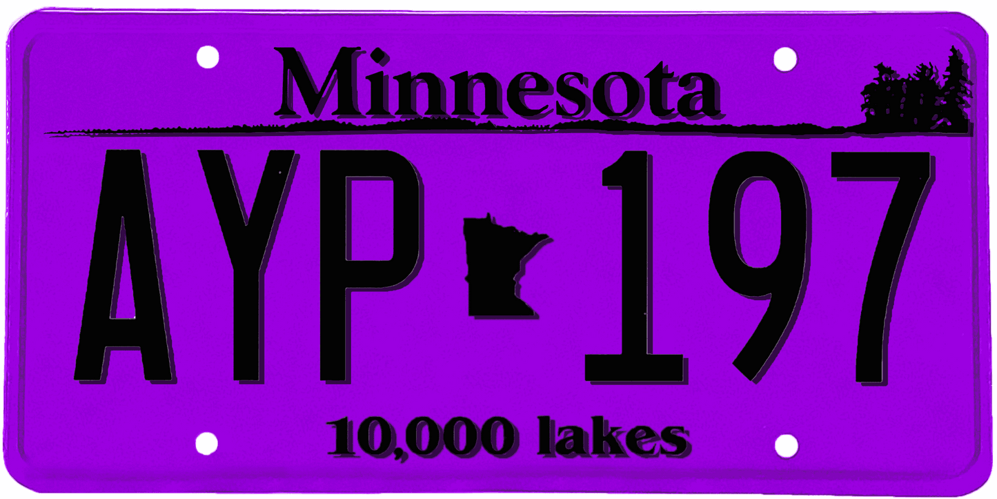 Minnesota License Plate Wrap Kit