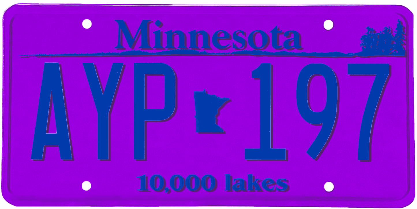 Minnesota License Plate Wrap Kit