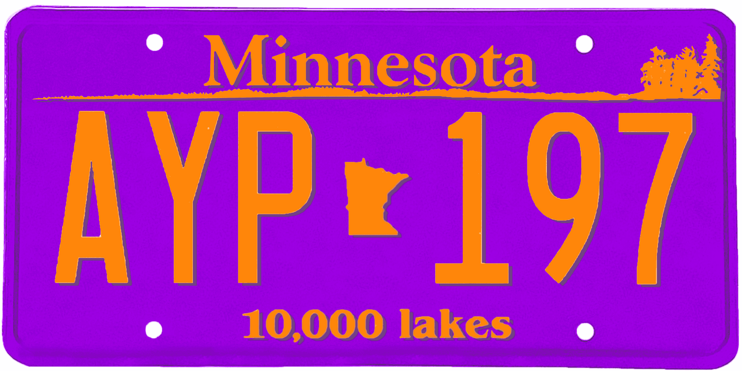 Minnesota License Plate Wrap Kit