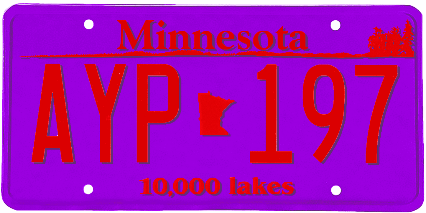 Minnesota License Plate Wrap Kit