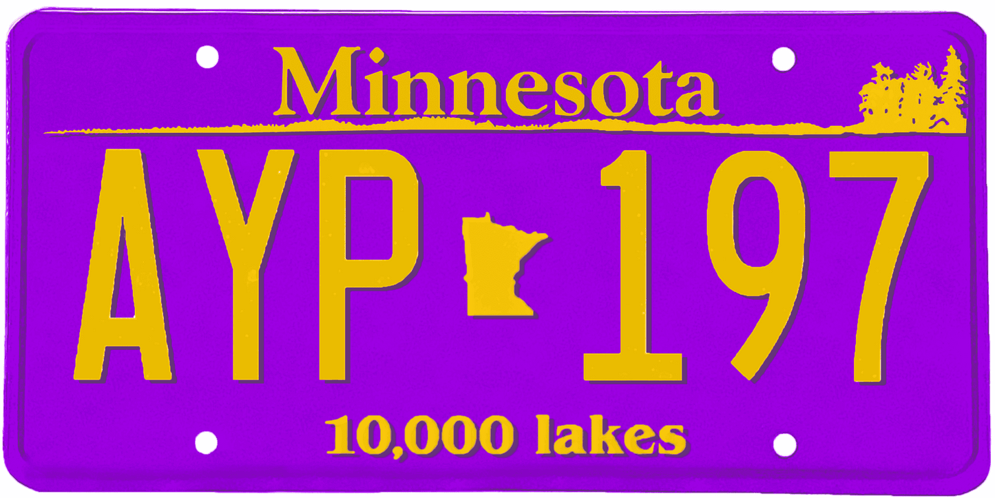 Minnesota License Plate Wrap Kit