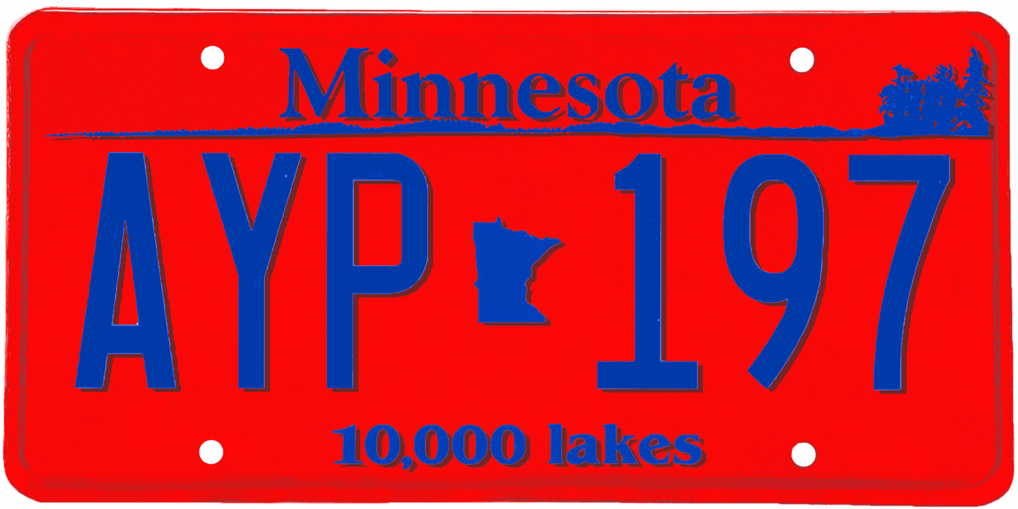 Minnesota License Plate Wrap Kit