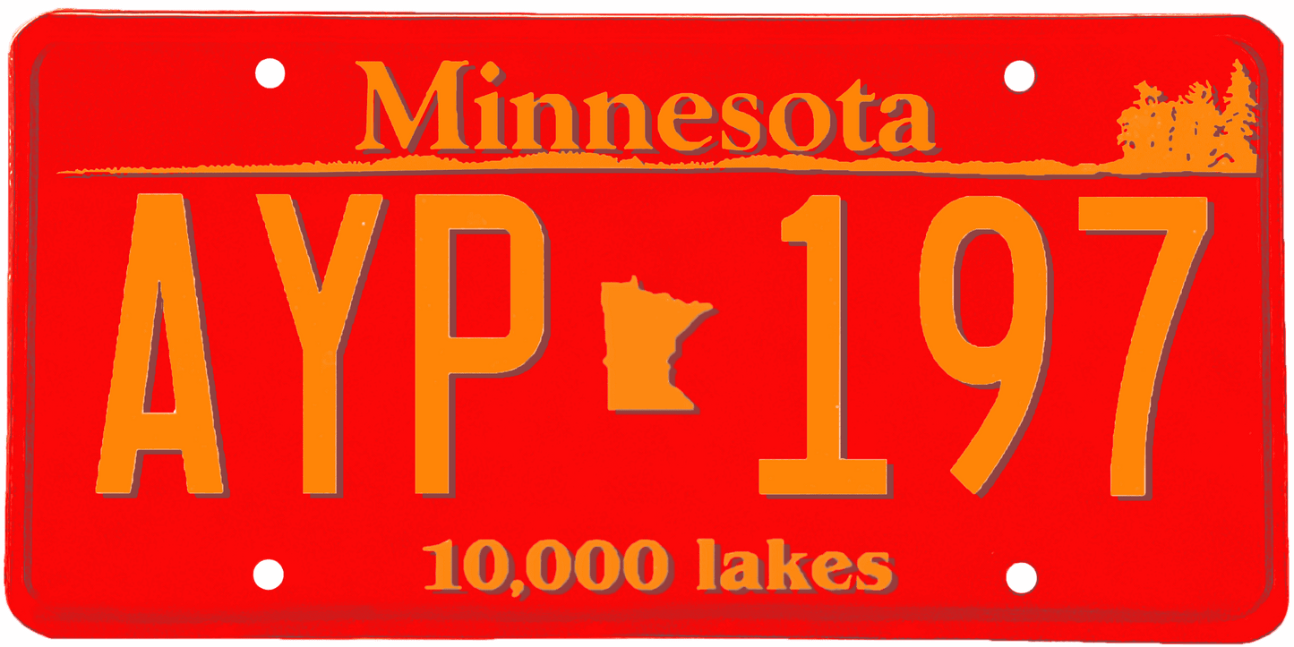 Minnesota License Plate Wrap Kit