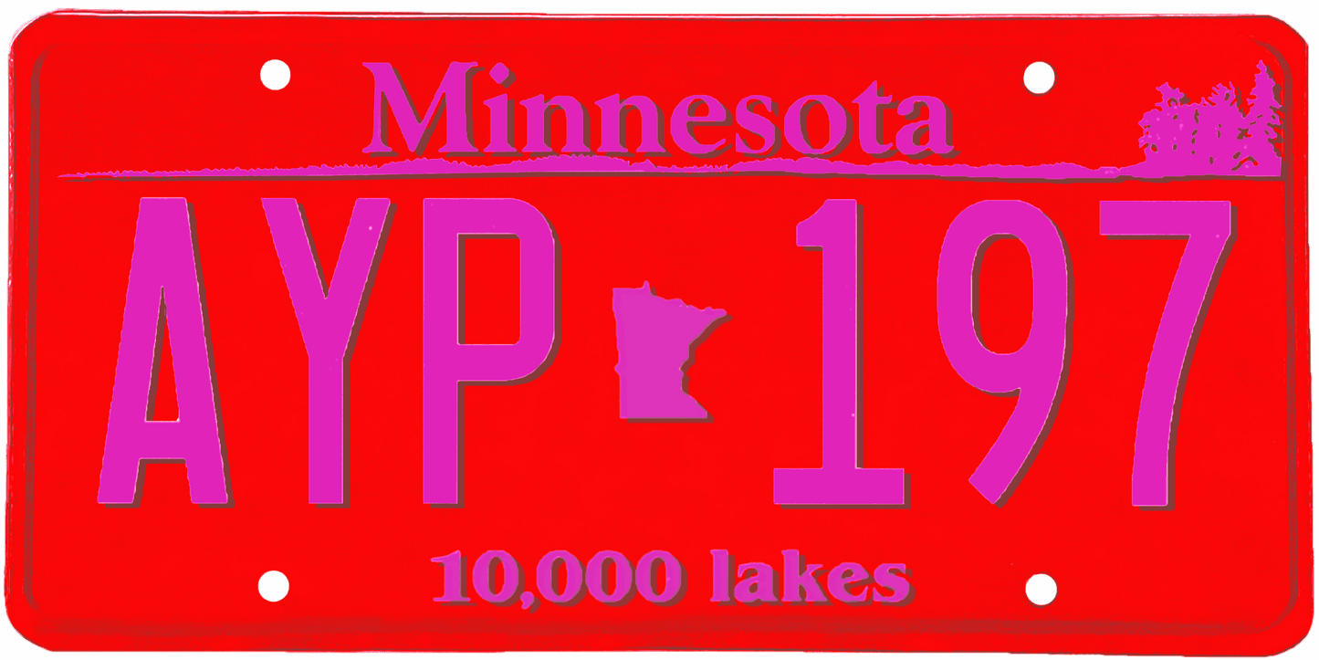 Minnesota License Plate Wrap Kit