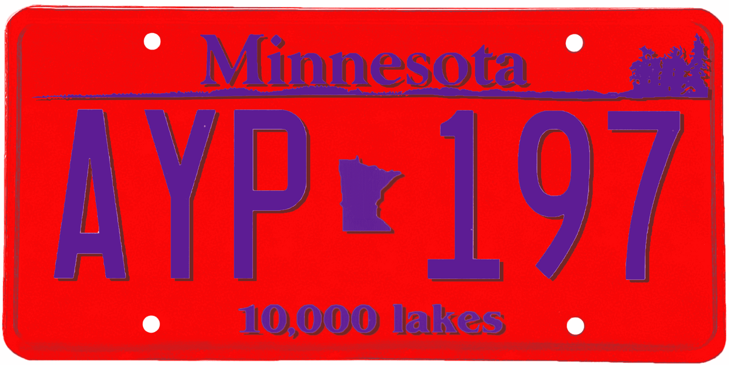 Minnesota License Plate Wrap Kit