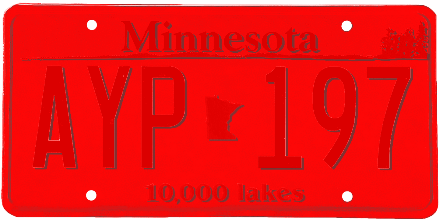 Minnesota License Plate Wrap Kit