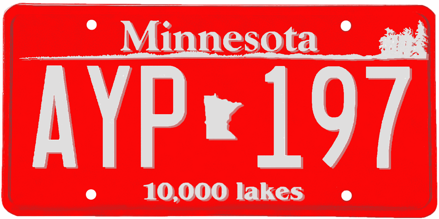 Minnesota License Plate Wrap Kit