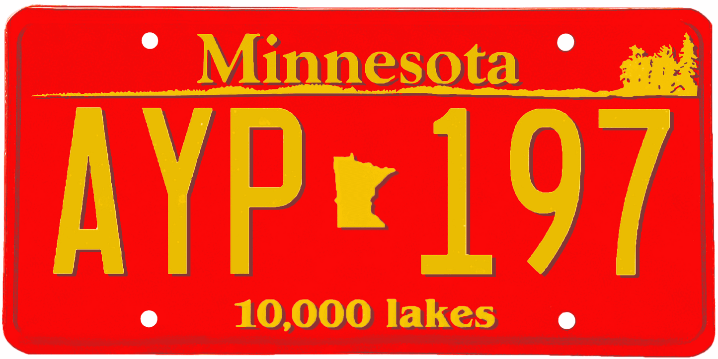 Minnesota License Plate Wrap Kit