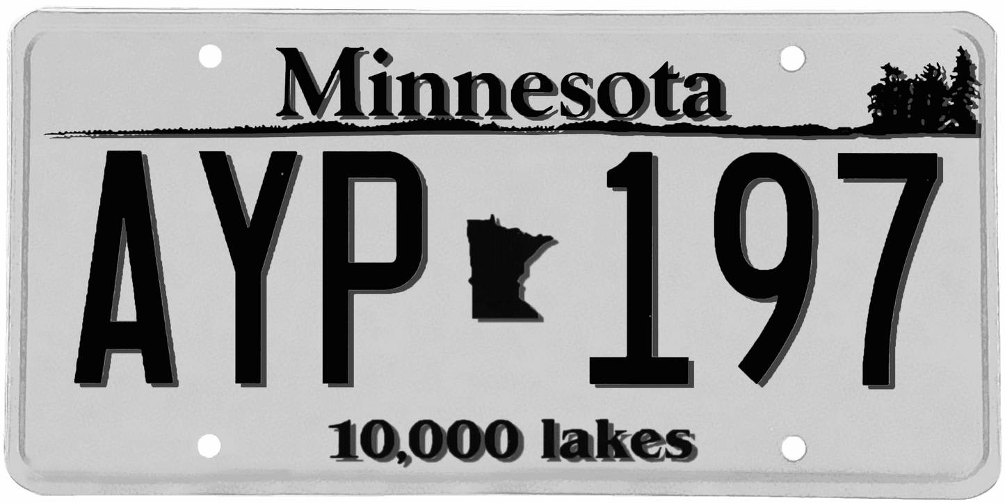 Minnesota License Plate Wrap Kit