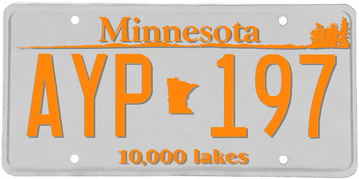 Minnesota License Plate Wrap Kit