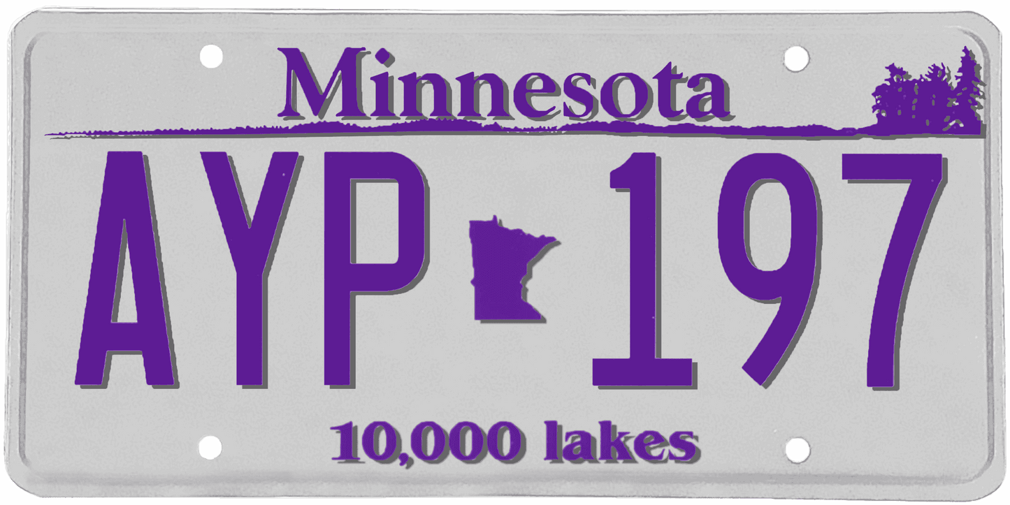 Minnesota License Plate Wrap Kit