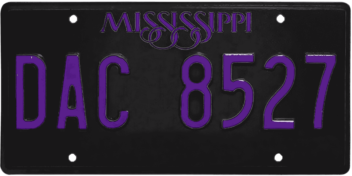 Mississippi License Plate Wrap Kit