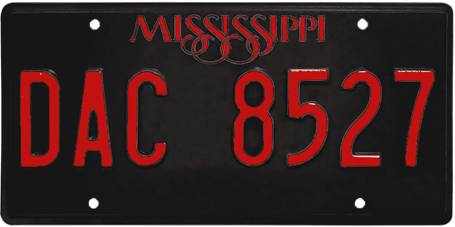 Mississippi License Plate Wrap Kit