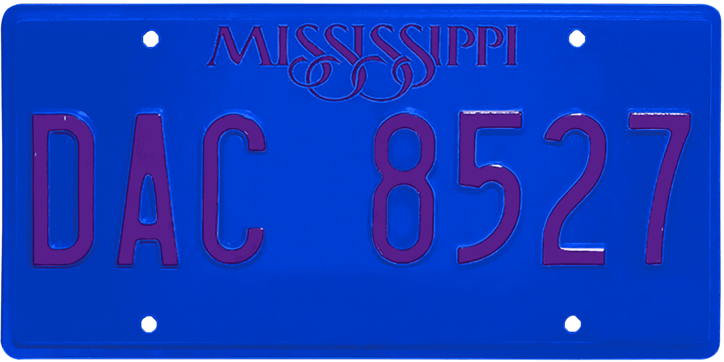 Mississippi License Plate Wrap Kit