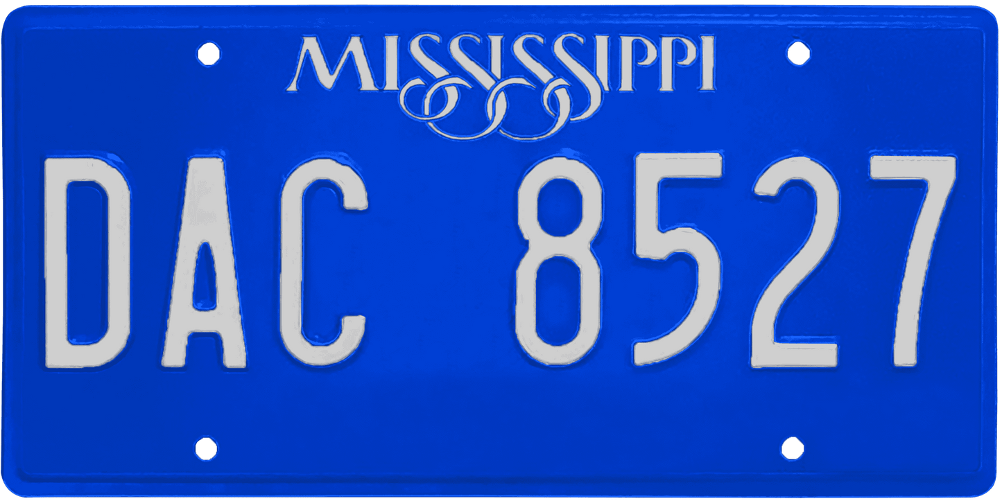 Mississippi License Plate Wrap Kit