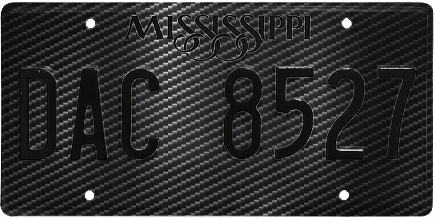 Mississippi License Plate Wrap Kit