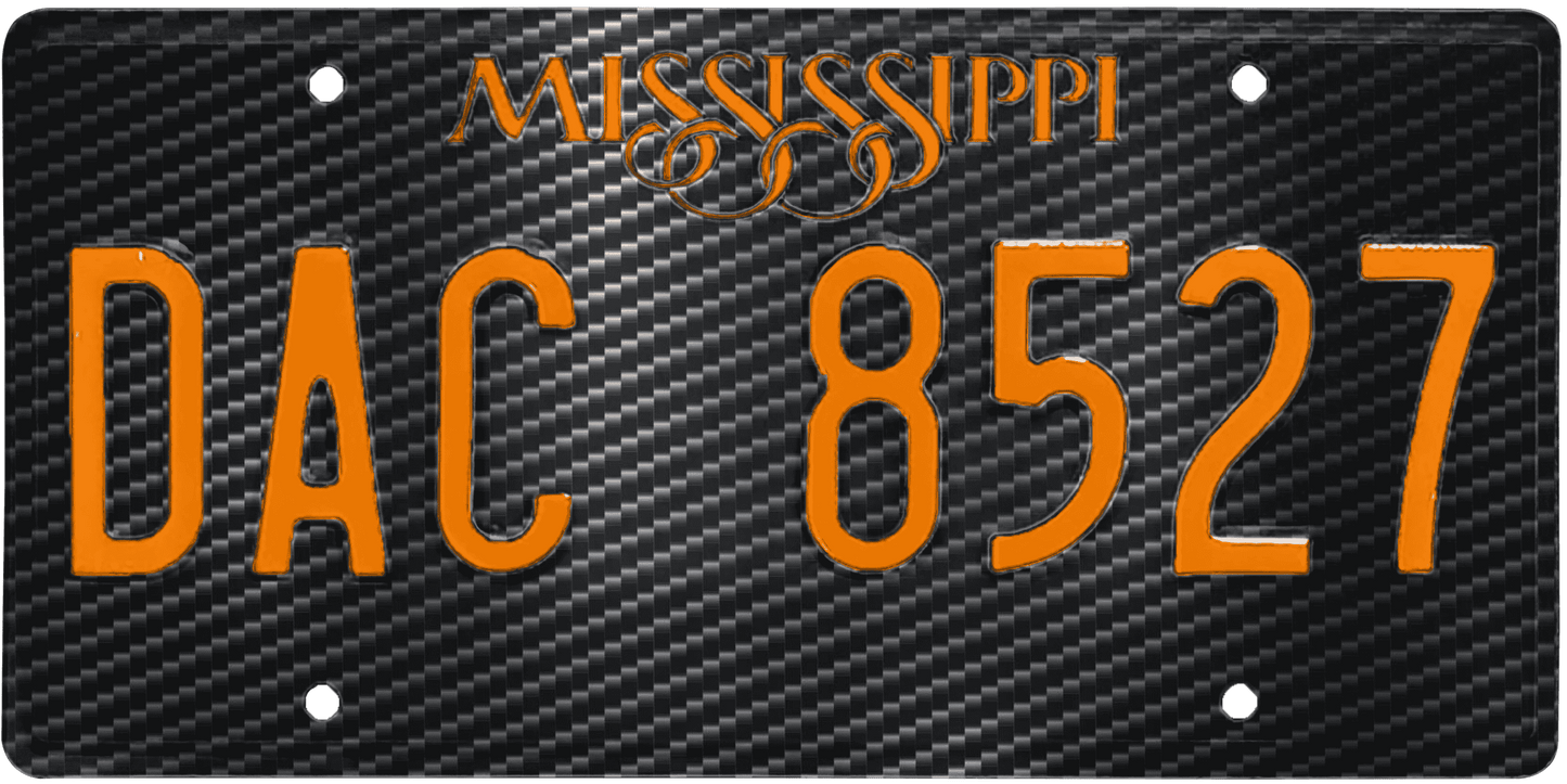 Mississippi License Plate Wrap Kit