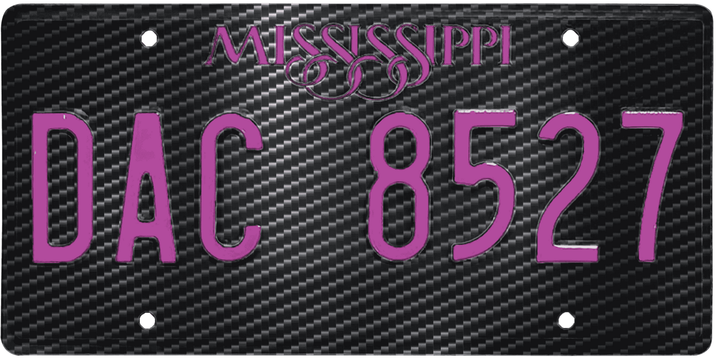 Mississippi License Plate Wrap Kit