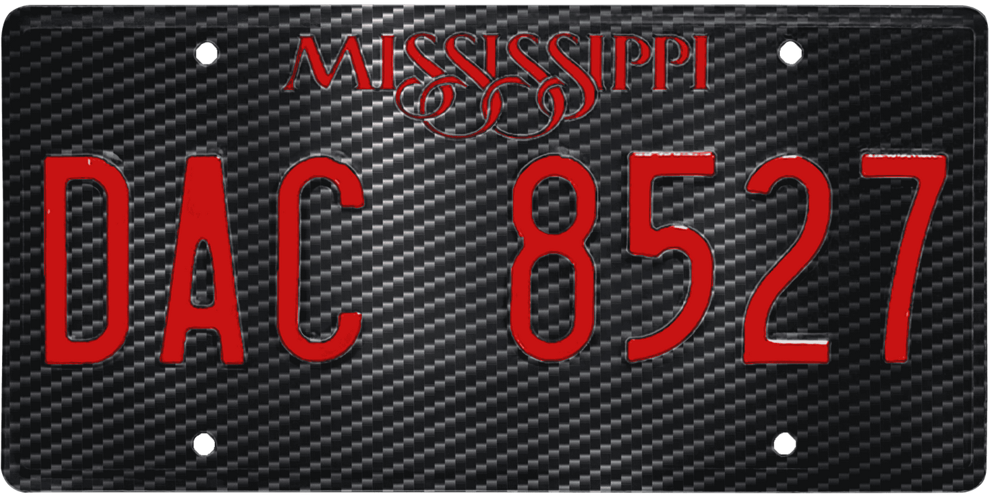 Mississippi License Plate Wrap Kit