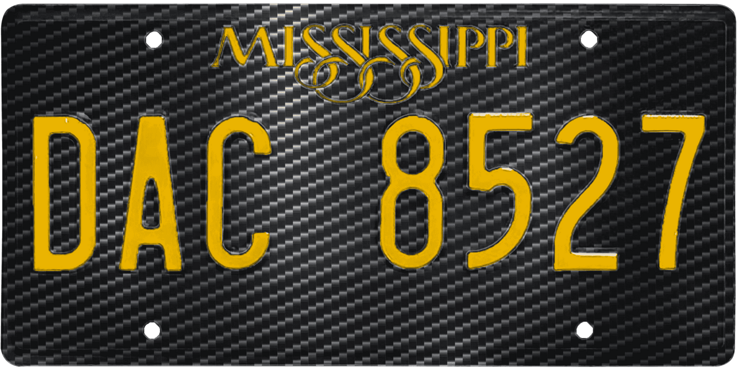 Mississippi License Plate Wrap Kit