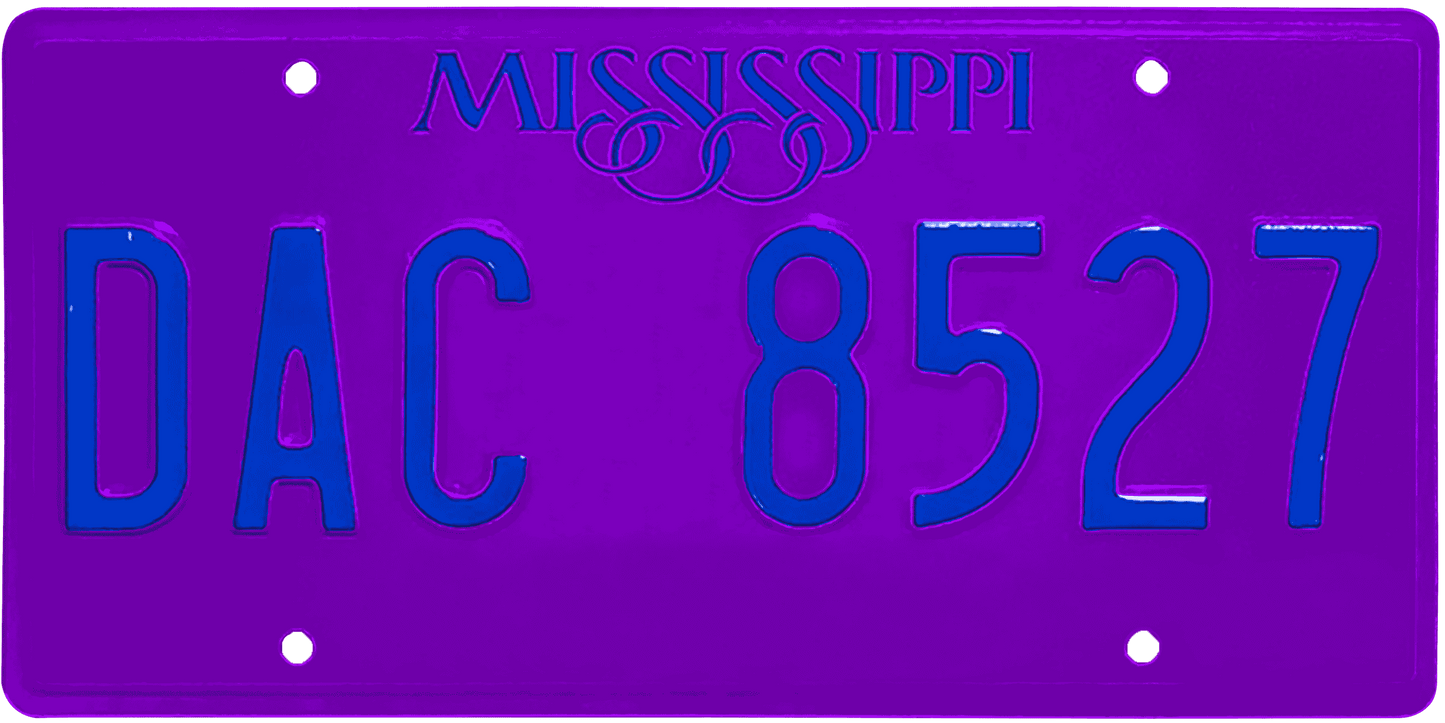 Mississippi License Plate Wrap Kit