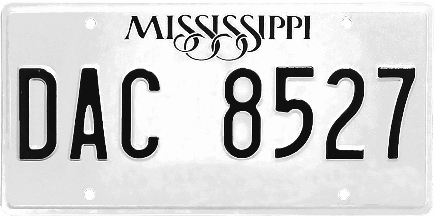 Mississippi License Plate Wrap Kit