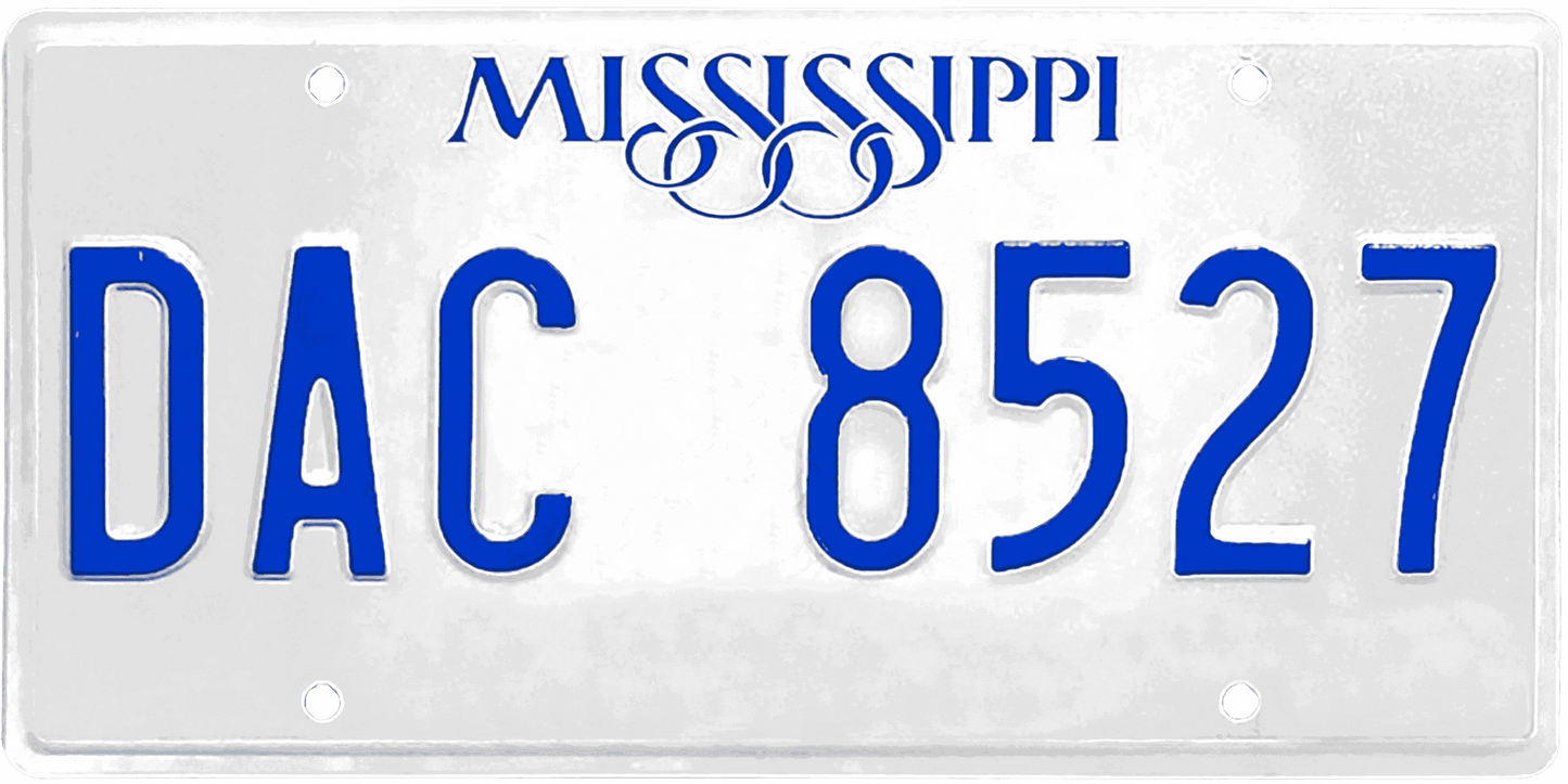 Mississippi License Plate Wrap Kit