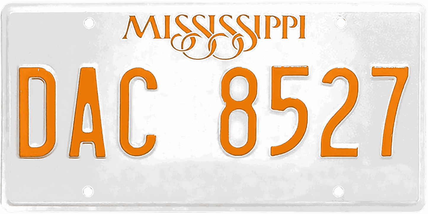 Mississippi License Plate Wrap Kit