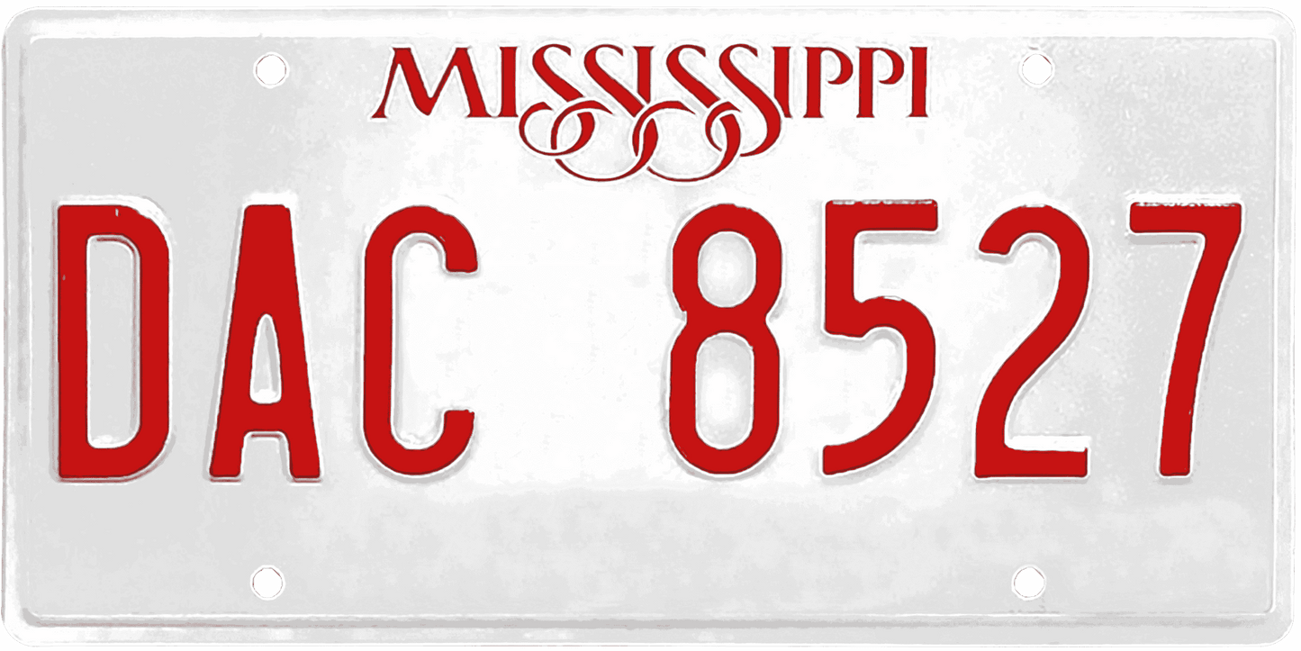 Mississippi License Plate Wrap Kit