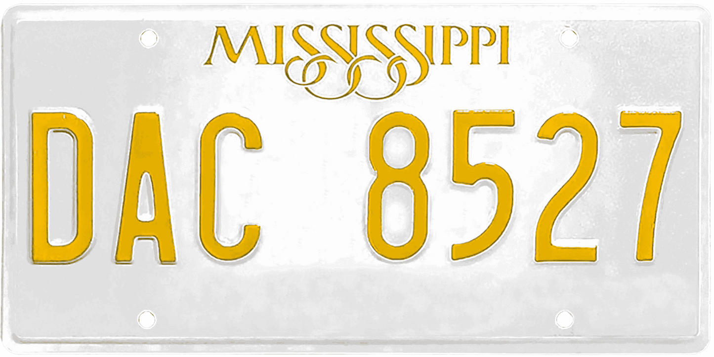 Mississippi License Plate Wrap Kit