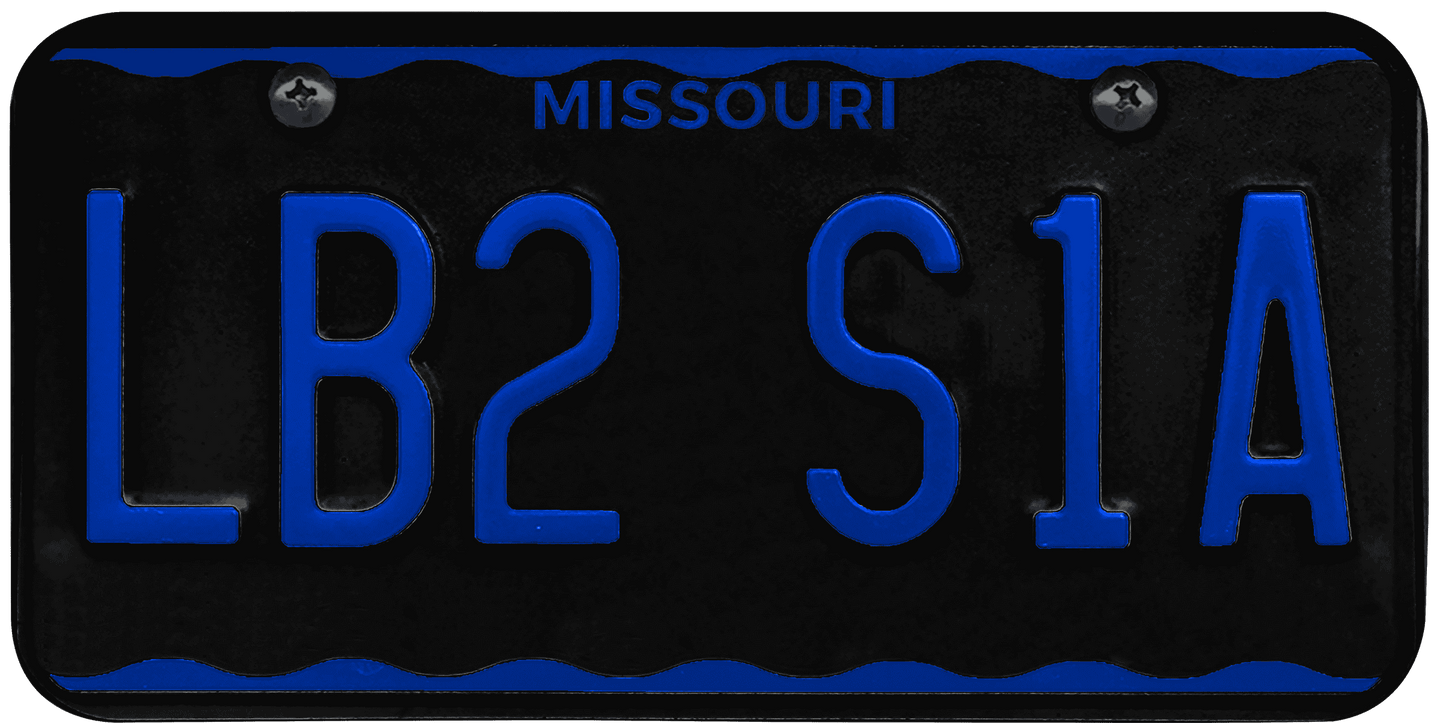 Missouri License Plate Wrap Kit