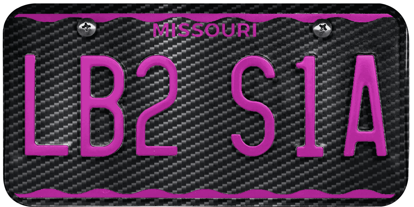 Missouri License Plate Wrap Kit