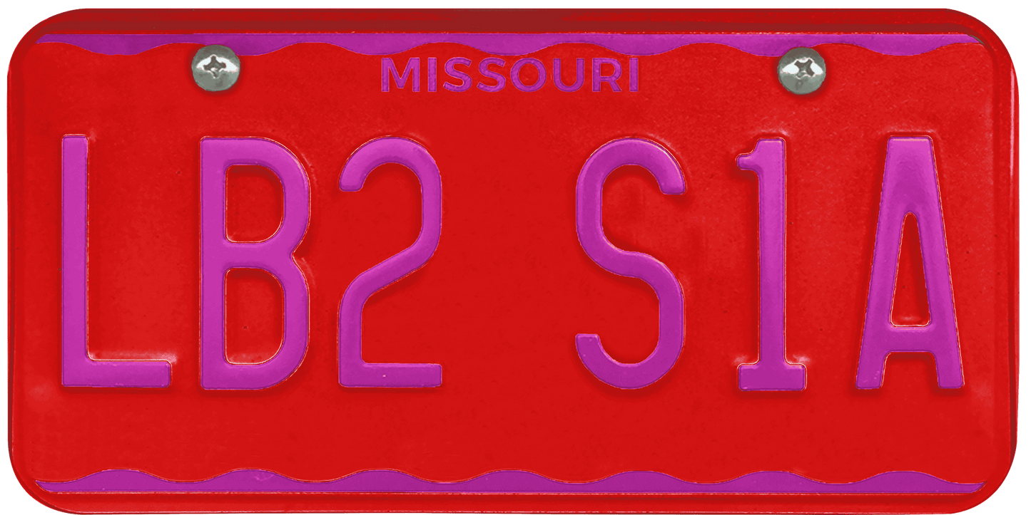 Missouri License Plate Wrap Kit