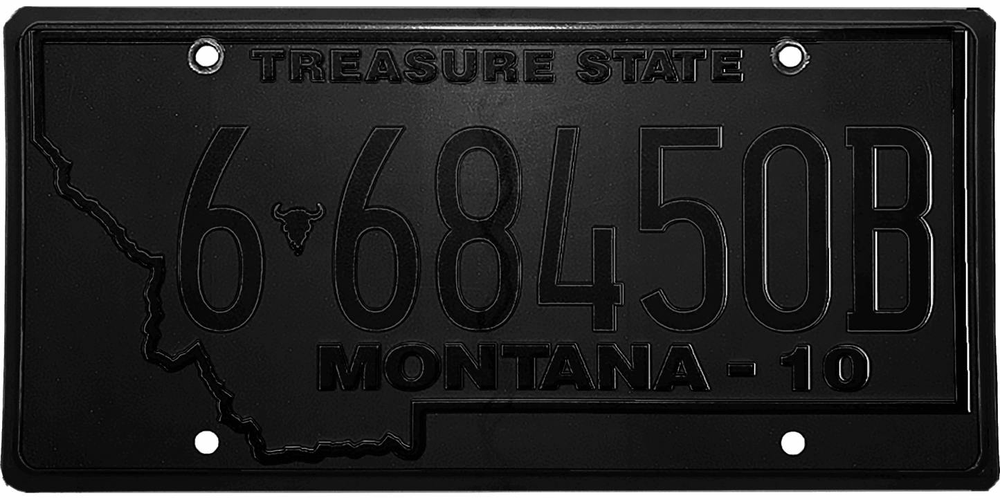 Montana License Plate Wrap Kit