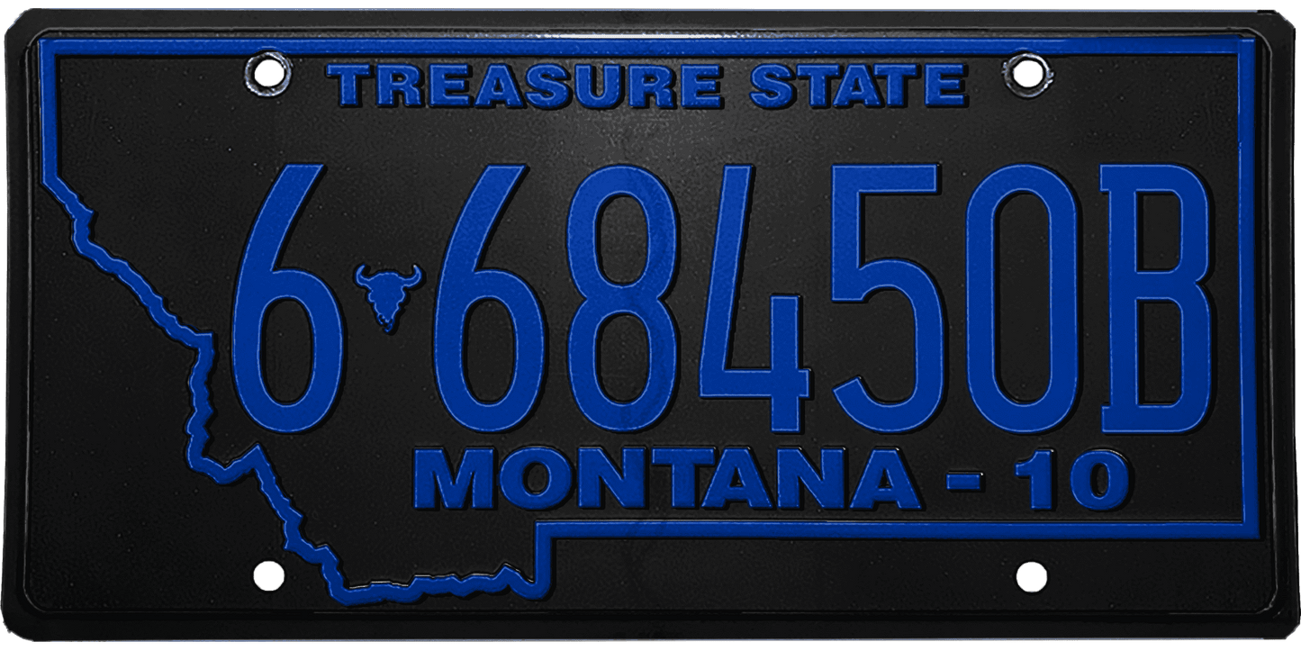 Montana License Plate Wrap Kit