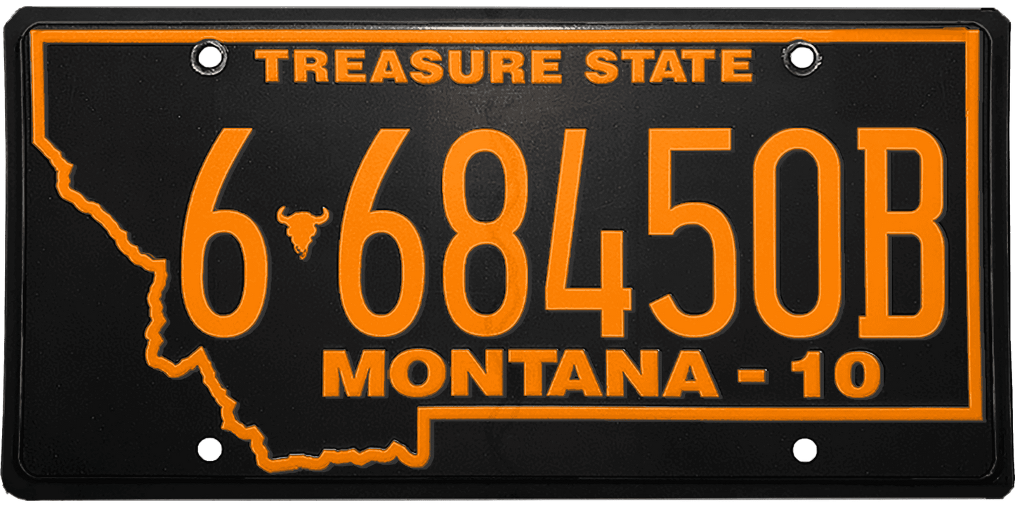 Montana License Plate Wrap Kit