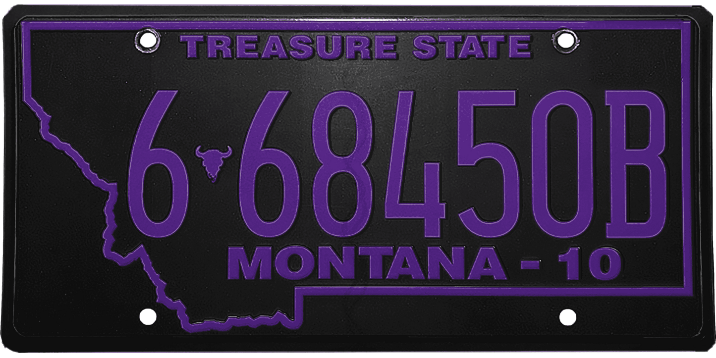 Montana License Plate Wrap Kit