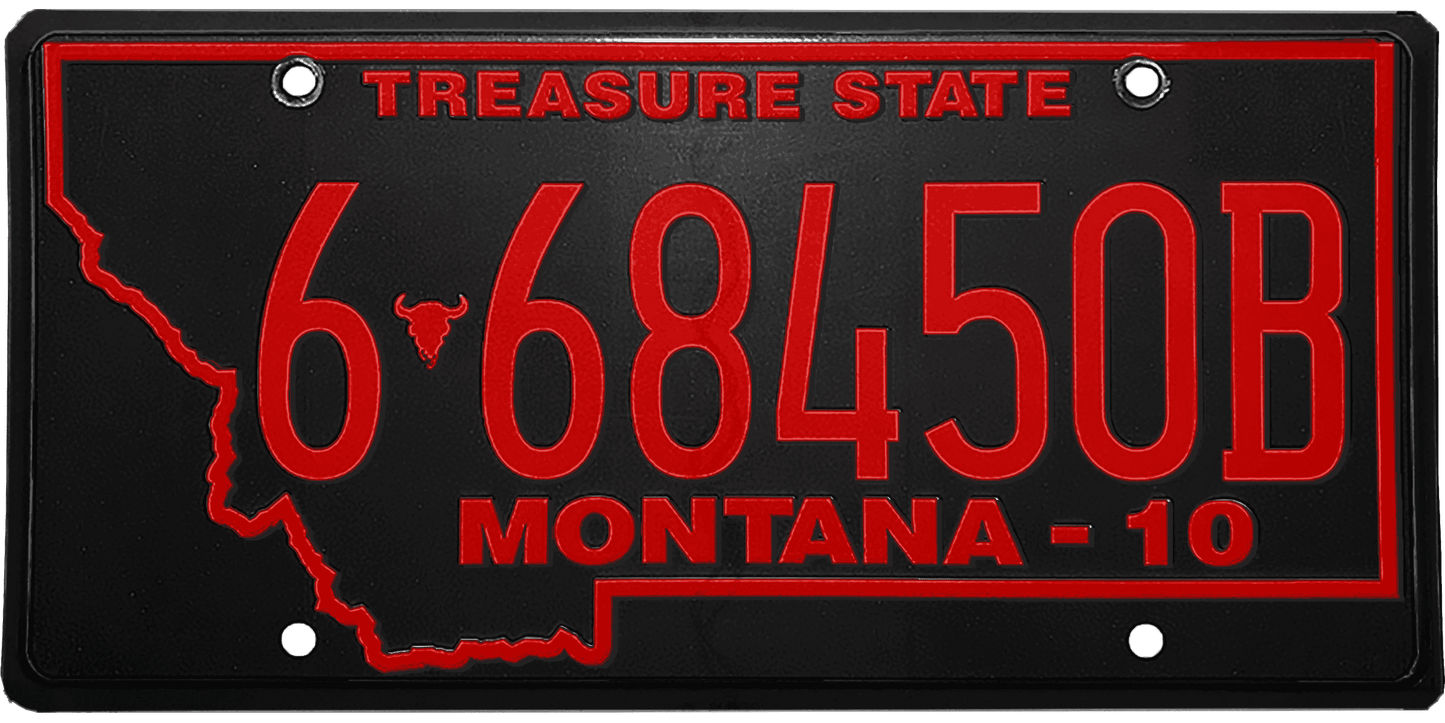 Montana License Plate Wrap Kit