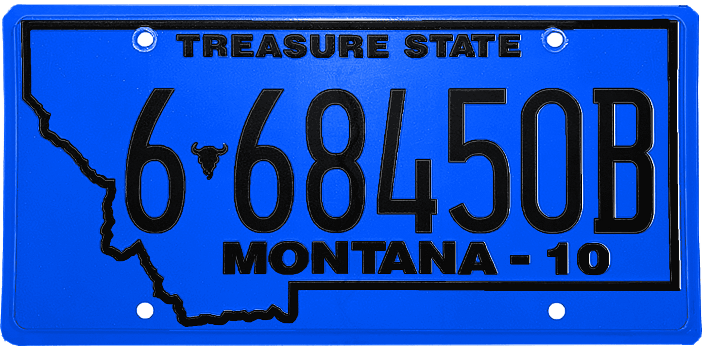 Montana License Plate Wrap Kit