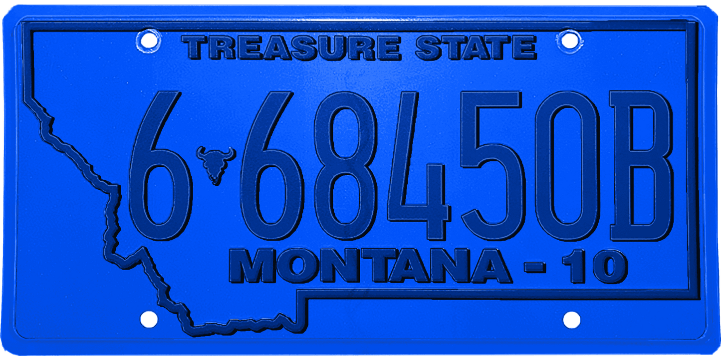 Montana License Plate Wrap Kit