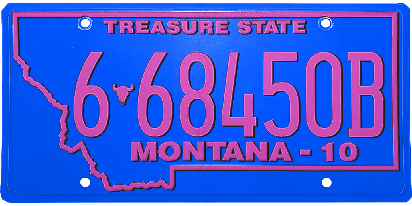 Montana License Plate Wrap Kit