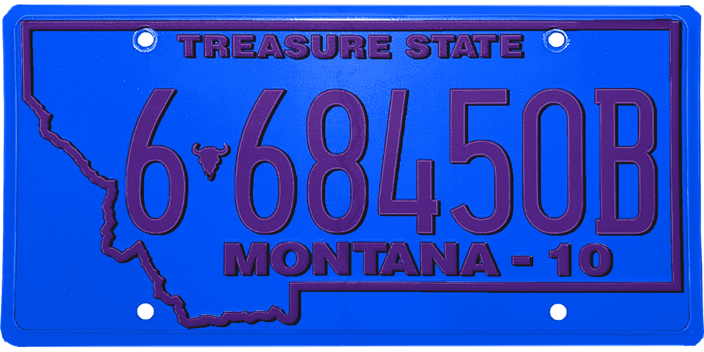 Montana License Plate Wrap Kit