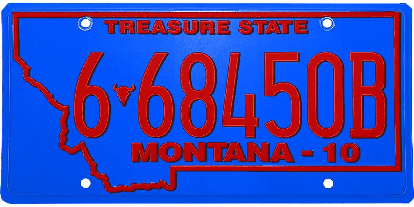 Montana License Plate Wrap Kit