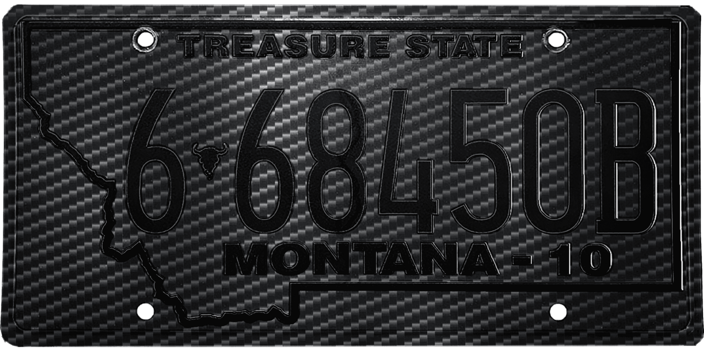 Montana License Plate Wrap Kit