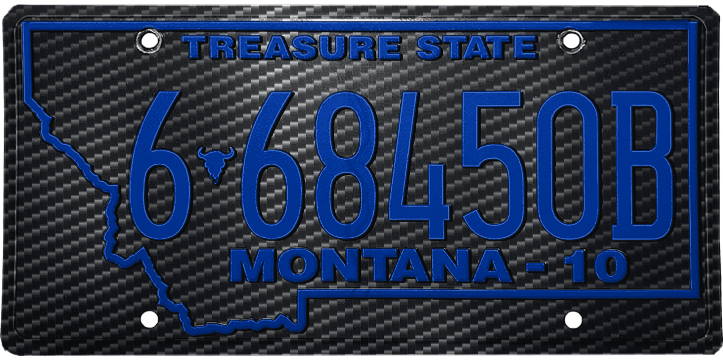 Montana License Plate Wrap Kit