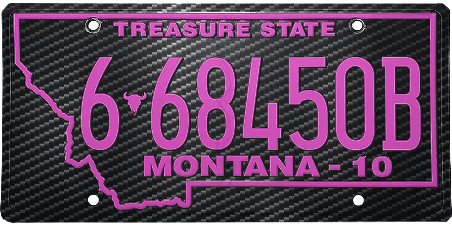 Montana License Plate Wrap Kit